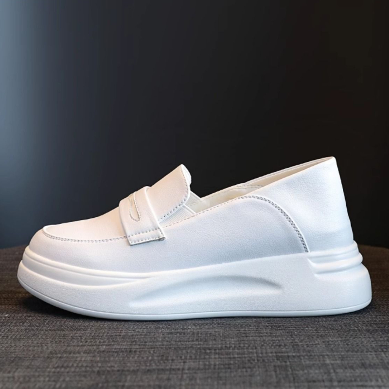 Women's White Leather Footwear - Insole Memory Foam incelemesi ve fiyatı