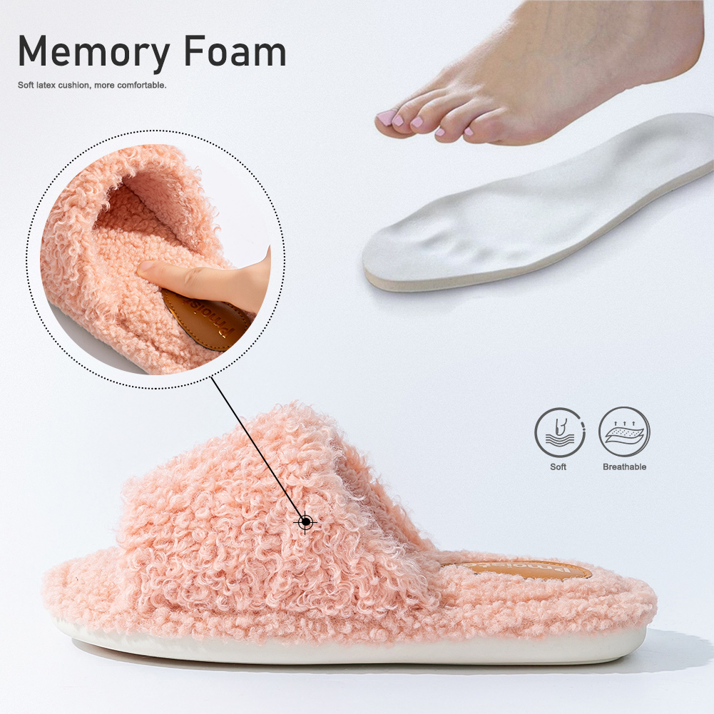 Pmoiste Fuzzy House Slippers W - Insole Memory Foam incelemesi ve fiyatı